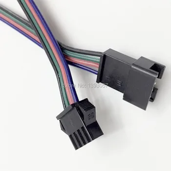 10 pair 300mm Male And Female JST Connector 4 Pin Plug Terminal Wire For 3528 5050 RGB LED Strip Connecting