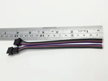 10 pair 300mm Male And Female JST Connector 4 Pin Plug Terminal Wire For 3528 5050 RGB LED Strip Connecting