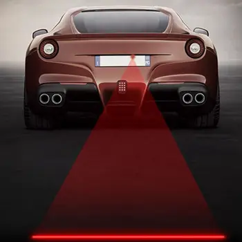 Anti Collision Car Laser Fog Light Rear-end Tail Led Lamp Auto Brake Parking Signal Indicators Rearing Warning Light Car Styling