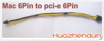 Mac Pro/G5 mini 6pin to pci-e 6pin video card power cable for 8800GT /GTS quadro4000 FX4500 8800gt GT/XT 5770