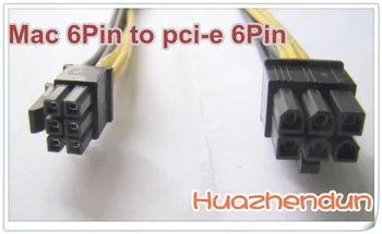 Mac Pro/G5 mini 6pin to pci-e 6pin video card power cable for 8800GT /GTS quadro4000 FX4500 8800gt GT/XT 5770