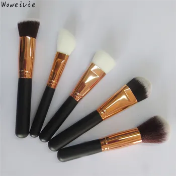 18 pcs Rose Gold Makeup Brush Complete Eye Set Tools Powder Blending Brush