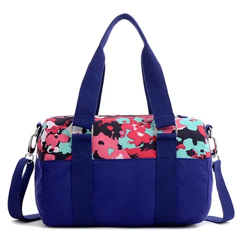 Women's handbag color block Waterproof nylon bag portable women messenger bag light travel bag Medium bag bolsos mujer