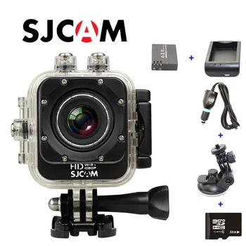 32GB+Original SJCAM M10 WiFi Full HD Sport Action Camera+Extra 1pcs battery+Battery Charger+Car Charger+Car Holder