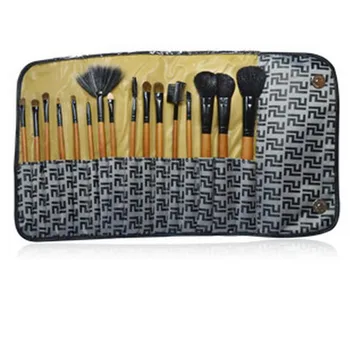 New Fashion 16Pcs Professional Makeup Tool Kits Foundation Brush Set Animal Hair Makeup Brushes Set With Brush Bag