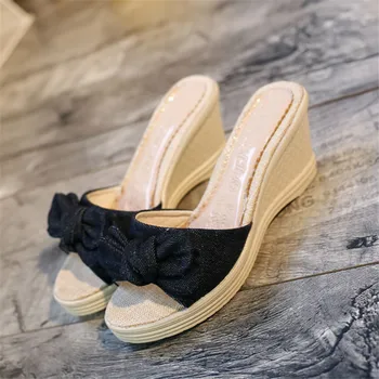 Women's Sandals Women Summer Shoes Peep-toe flat Shoes Roman Bowknot Sandal mujer sandalias Ladies Flip Flops Sandal