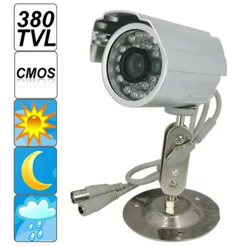 EPathchina 3.6mm Portable Mini 380TVL Waterproof IR Surveillance Camera with CMOS Image Sensor