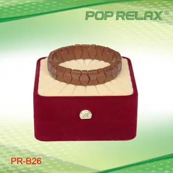 New couple fashion 2sets of Brown stone Health tourmaline bracelet POP RELAX C3