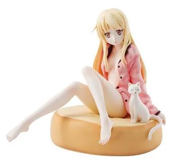13cm The Pet Girl of Sakurasou akura sou no pet na kanojo Mashiro Shiina 1/8 sexy sitting posture PVC Action Figure Model Toy