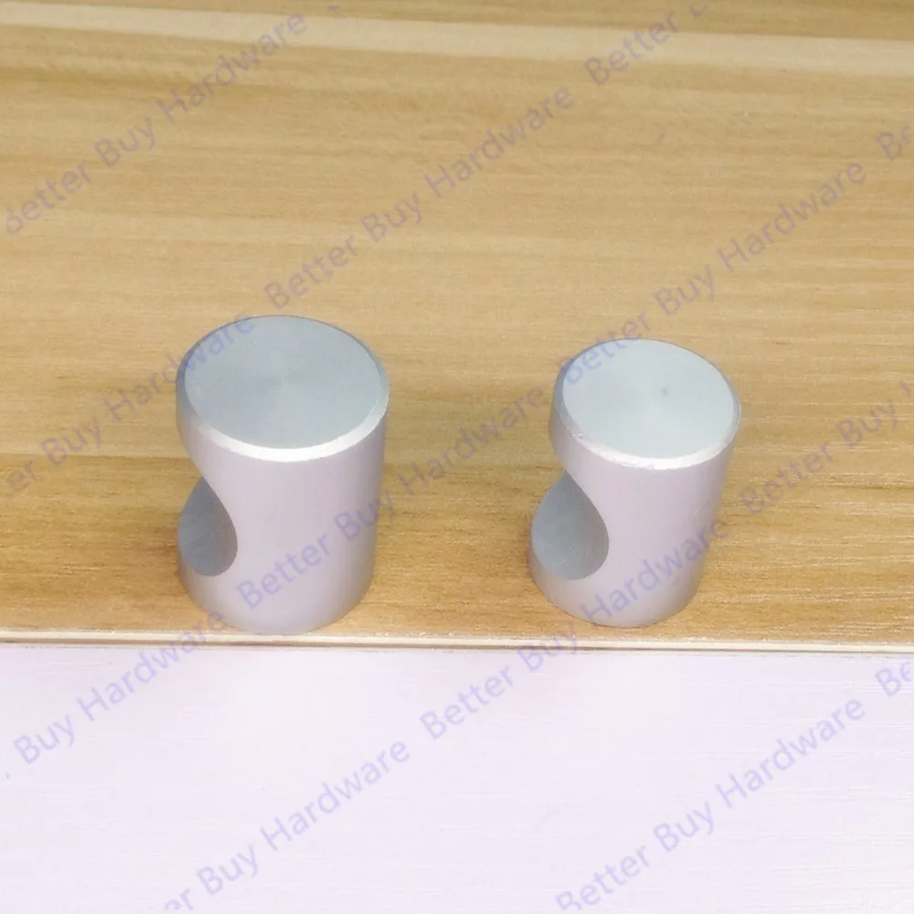 5pcs Single Hole Small Knob Aluminum alloy Kitchen Furniture knob drawer knob