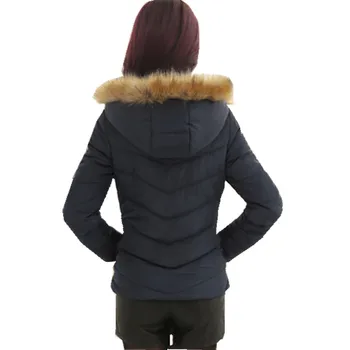 SEYAM XL-6XL Large Size Winter Jacket Women Made of Goose Feather Outwear Coat Fashion Fur Hooded Parkas Outwear ow0184