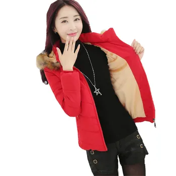 SEYAM XL-6XL Large Size Winter Jacket Women Made of Goose Feather Outwear Coat Fashion Fur Hooded Parkas Outwear ow0184