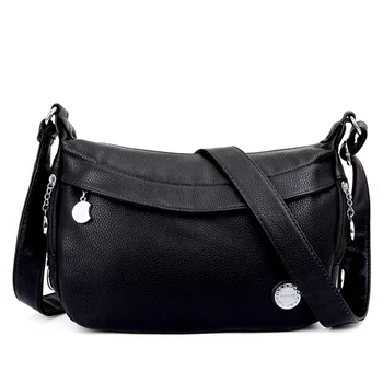 Genuine Leather Women Handbags Women's Shoulder Bags Crossbody Women Messenger Bags Ladies Travel Bolsas Femininas