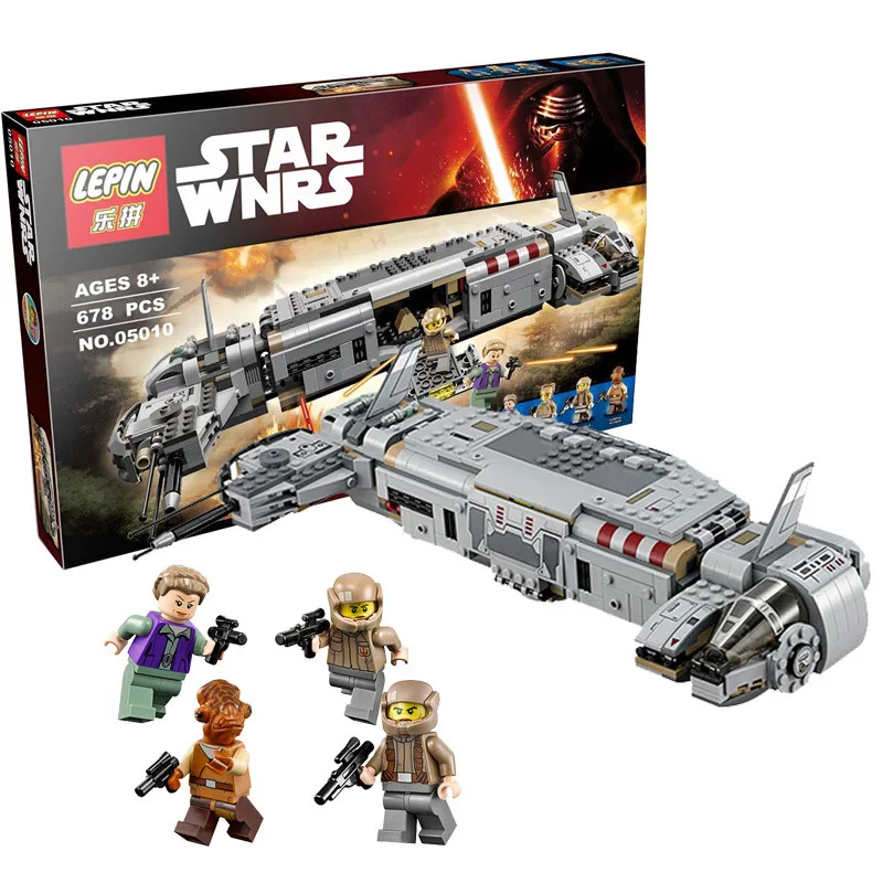 LEPIN 05010 Star Wars The Force Awakens Resistance Army Cavalry Transport figures Building Blocks Brick Toy