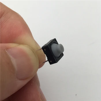 20pcs/lot 8x8x5.5MM 2PIN G78 Conductive Silicone Soundless Tactile Tact Push Button Micro Switch Self-reset
