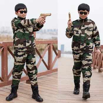 DOMAN Students Military Training camouflage Suit Summer Camp Unfirom Sports Combat Jacket Pants Performance Clothing