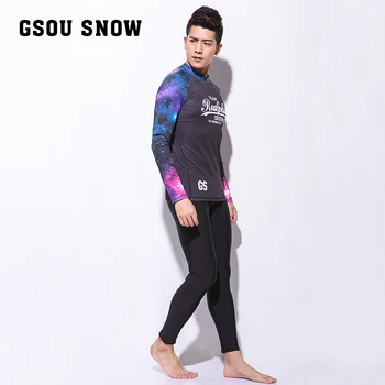 17 new Korean diving suit male long sleeved split Slim Fast Dry surf skiing diving floating female clothing sunscreen