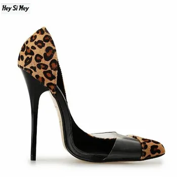 HSM Plus:45 46 47 48 49 Summer Pointed Toe Horsehair Stiletto D'Orsay shoes 14cm High Heels Sandals woman Gold Bottoms Pumps