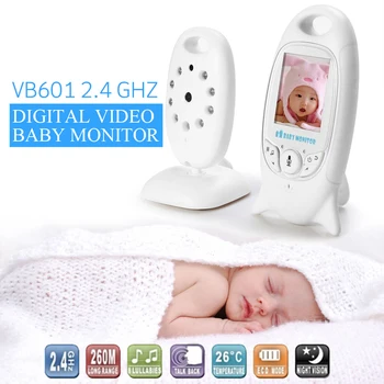 Baba electronics video baby monitor 2.4GHz IR Nightvision Temperature monitor 2-way talk 2.0 inch LCD video babysitting