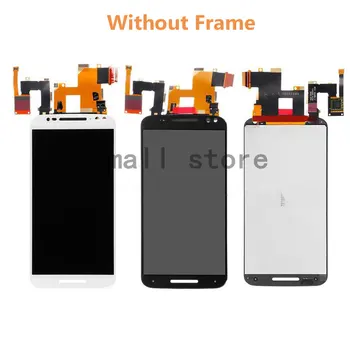 10PCS LCD Display For Motorola Moto X Style LCD Screen Touch Screen with Digitizer with Frame Assembly Replacement Black/White