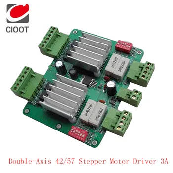 Double-Axis 42/57 Stepper Motor Driver Carving Cutting Machine Motor Driver CNC Controller DC 3.0A 10-32VDC