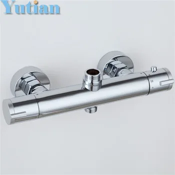 Smart Shower Faucet Bathroom Thermostatic Faucet Chrome Finish Mixer Tap Wall Thermostatic Mixer Valve Tap YT-5354