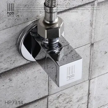 HPB Brass Triangular Valve for Hot and Cold Faucet Water Mixer Tap Filling Angle Valves HP7314