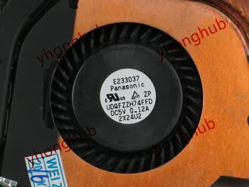 For UDQFZZH74FFD DC 5V 0.12A 3-wire 4-pin Heat sink fan