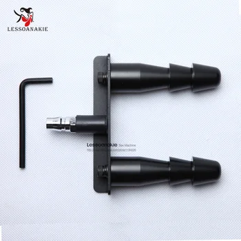 E05 Metal Double Vac-u-Lock Dildos Holder,Distance Adjustable,Quick Connector,Secure and Robust,Sex Machine Accessory,Sex Toy