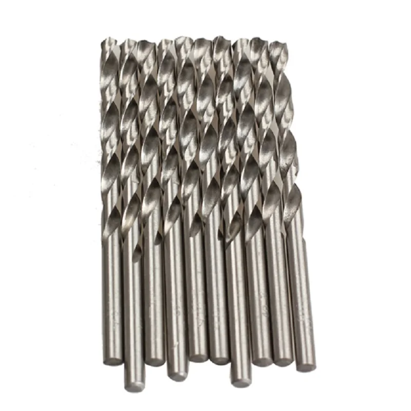 10PCS 4mm Micro HSS Twist Drilling Auger bit for Electrical Drill New For Wood, Aluminum, Plastic