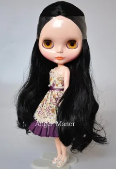 Nude Blyth Doll, black2 hair, big eye doll,For Girl's Gift,PJb002