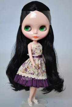 Nude Blyth Doll, black2 hair, big eye doll,For Girl's Gift,PJb002