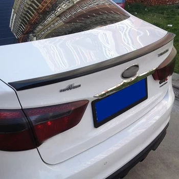 For KIA RIO/K2 Car Styling Spoiler ABS Spoilers Stable car body without Paint Free Drilling installation