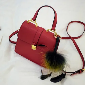 New female package Korean version genuine leather handbags women shoulder messenger bags Stitching small square bag trend bag