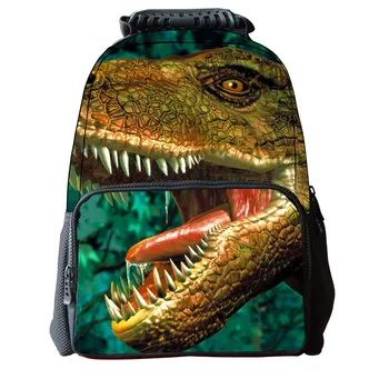 New 16 inch Waterproof Animal Dolphin Printing Backpack Large Capacity School Bags For Teenagers Men's Bags Children Backpacks
