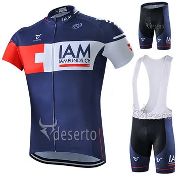 2017 IAM Team Pro Bicycle Cycling Clothing Cycle Clothes Wear Ropa Ciclismo Sportswear Mans Racing Mountain Bike Cycling Jersey