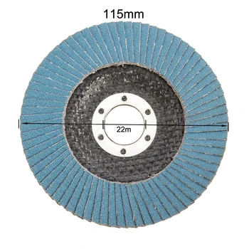 10pcs 4.5 Inch 80 Grit Zirconium Oxide Flap Disc Sanding Grinding Wheels For Power Tools 115mm