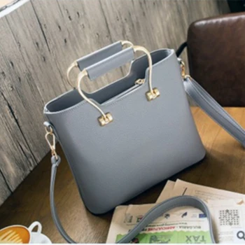 4-Color Chic Handle Handbag Detachable Portable Shoulder Dual-use Bags