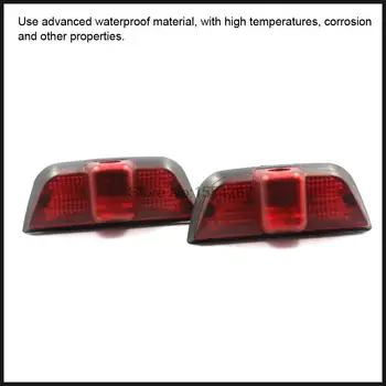 2x Ghost LED Door Step Courtesy Shadow Laser Light for Mercedes C-Class W204 08-14 C180 C200 C250 C300 C350
