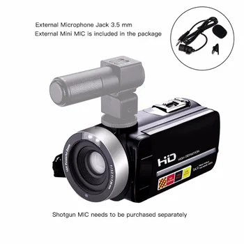 Marvi Camcorder With MIC Night Vision Camera FullHD 24.0MP 1080p Webcam 3