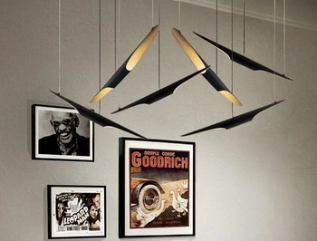 Creative Fashion Arts Beveled Aluminum LED Pendant Lights For Bar Cafe Home Lighting Hanging Lamp Lustres De Sala