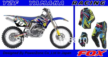 Top Quality Motorcycle Team Graphics & Backgrounds 3M Decals Stickers Kits for FOX WR YZ YZF250 450 1998-Free Shpping
