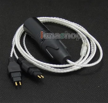 4pin XLR Male PCOCC + Silver Plated Cable for Senheiser HD414 HD420 HD425 HD430 HD440 HD442 HD450 II SL LN004749