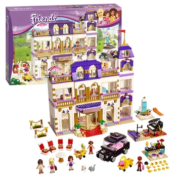 Bela 10547 Friends Heartlake Grand Hotel building Blocks Bricks Toys Girl Game Toys for children House Gift Decool Lepin 41101