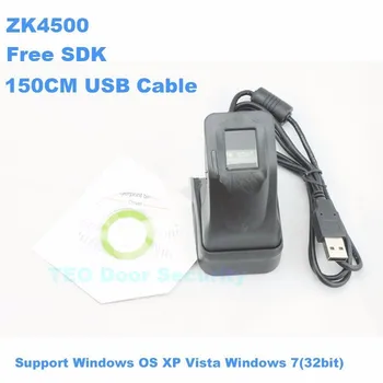 2016hot selling Brand USB Fingerprint Reader Scanner Sensor Excellent ZK4500 USB Capturing Fingerprint Reader scanner+free SDK