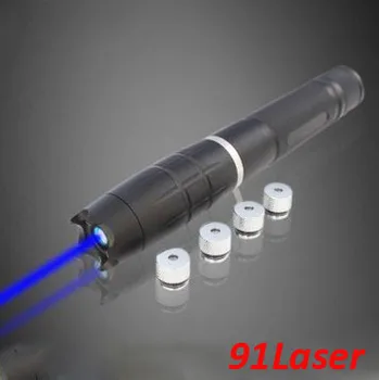 1000mW 5 in1 450nm blue laser pointer G-1000 with alumunum case(5 heads)+laser glasses battery charger fire matches & cigarettes