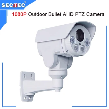 SECTEC 2016 Rotary Bullet 1080P MINI PTZ AHD Camera 4X ZOOM IR 80M outdoor IR range Security Camera Indoor/Outdoor