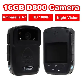 HD 1080P IR Night Vision Police Camera Person POV View Body Worn Camera 16GB DVR