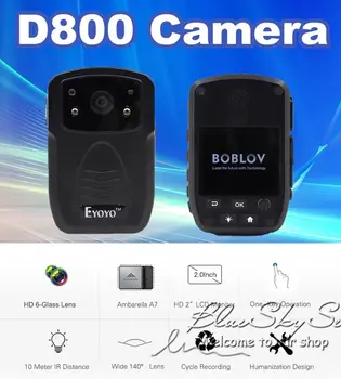 HD 1080P IR Night Vision Police Camera Person POV View Body Worn Camera 16GB DVR