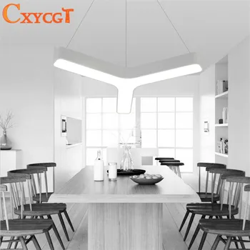 Modern LED Pendant Light Fixture Triangle LED Suspension Light for Dinning Room, Bedroom, Office